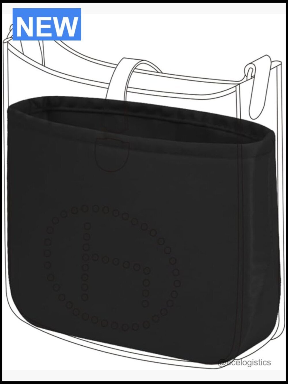 Silky Purse Organizer Insert for Evelyne Totes, Luxury Handbag & Tote Organizer
